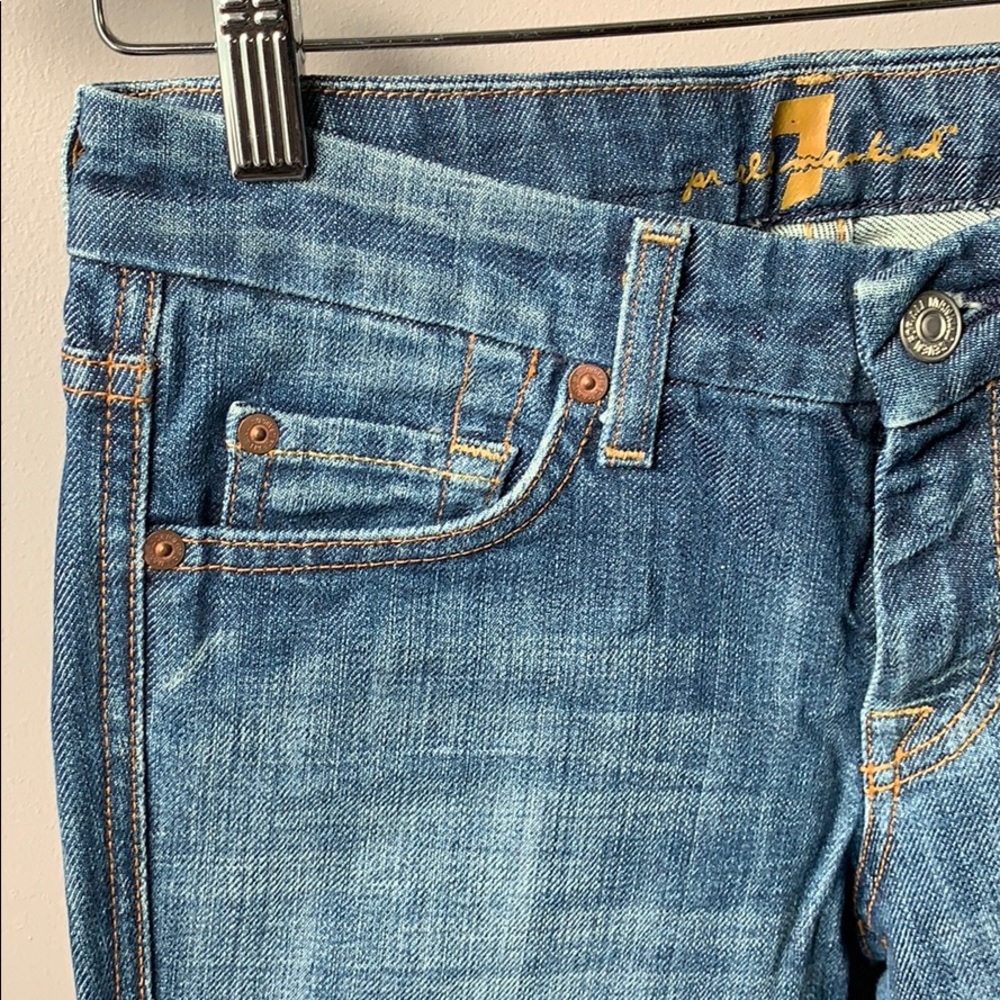 7 For All Mankind - Cropped “A” Pocket - Size 26 - Picture 3 of 10
